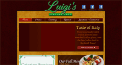 Desktop Screenshot of luigisitaliancafe.com